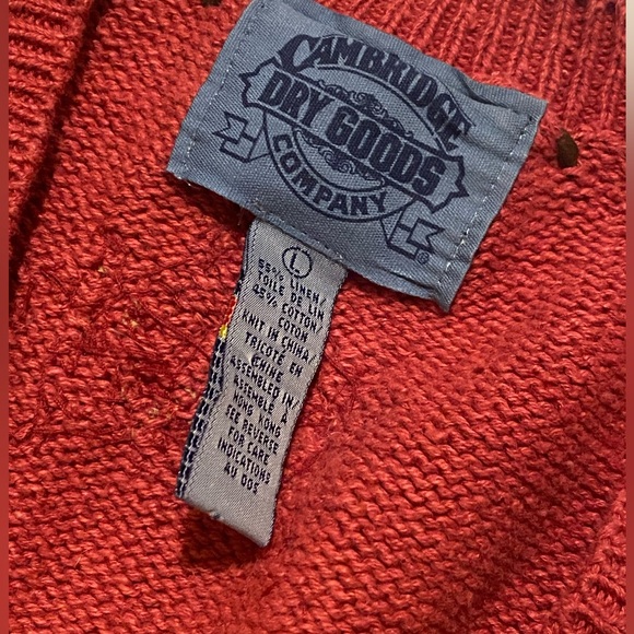 Vintage 90s Cambridge Dry Goods Women's Beaded Western Sweater Vest Size L - Picture 6 of 9